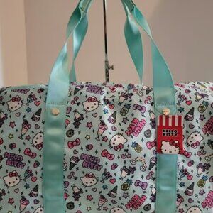 Hello Kitty Aqua Green Ice Cream Duffle Bag